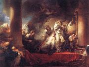 Jean Honore Fragonard Coresus Sacrificing himselt to Save Callirhoe oil painting